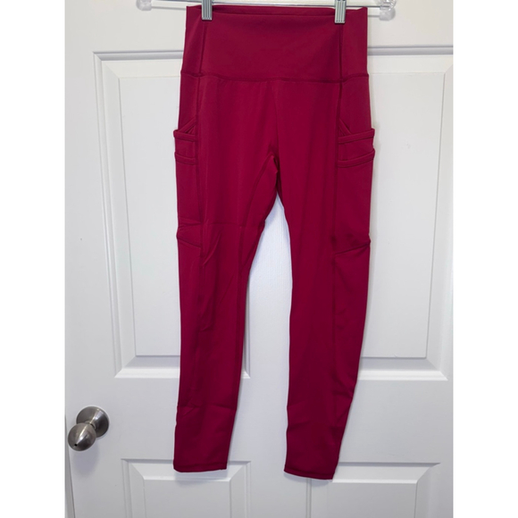 Women's Werk Dark Red Scarlet Leggings M - Picture 6 of 16